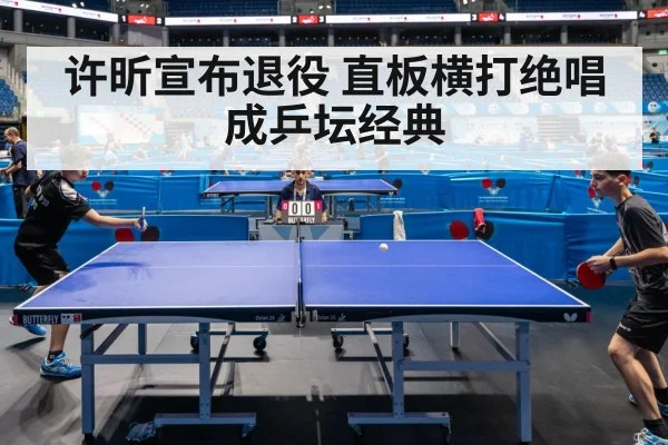 Xu Xin playing table tennis
